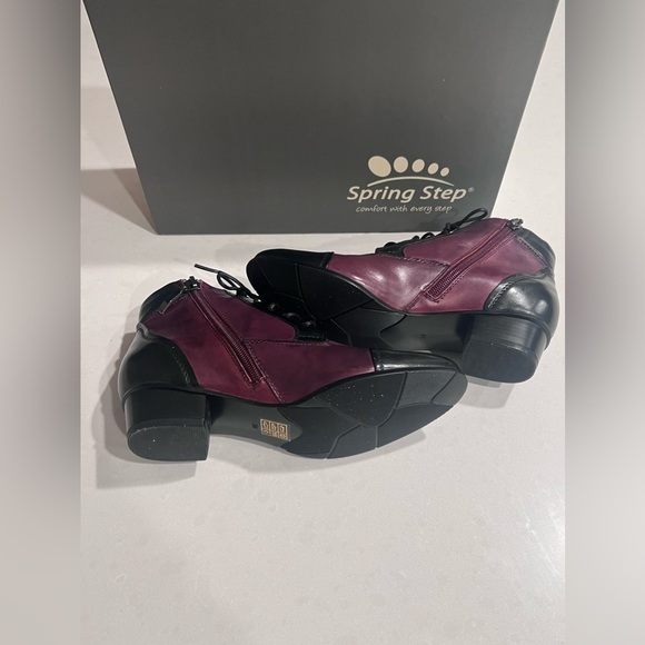 SPRING STEP Xiomara Bordeaux Boots Size 36 5.5-6 NIB - Picture 6 of 8
